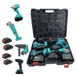 25V Multi-Function 4-In-1 Chargeable Cordless Power Tool Set -Jg20375125
