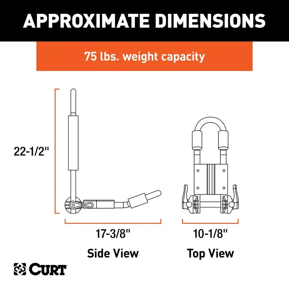 Adjustable Aluminum Roof Rack Kayak Holders