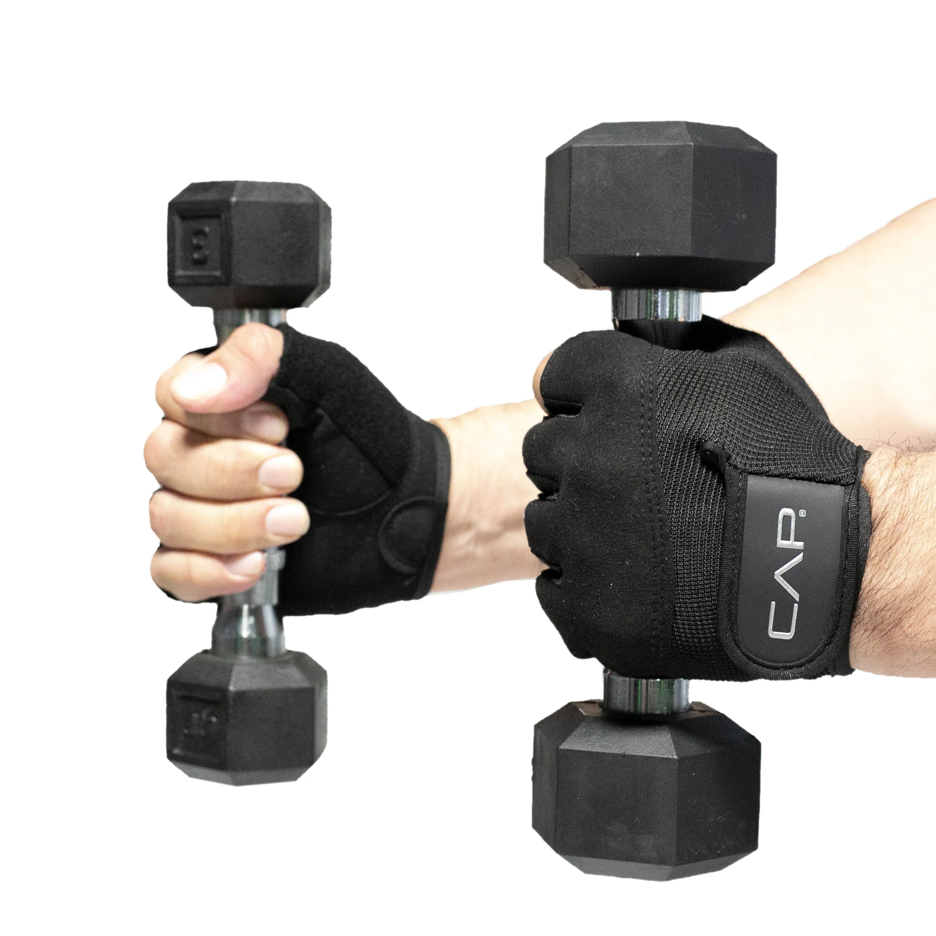 Barbell Weightlifting Gloves, Large