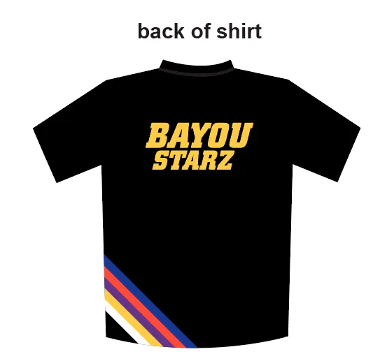 Bayou Stars 09-2019 SUBLIMATED T-SHIRT (Tech T)