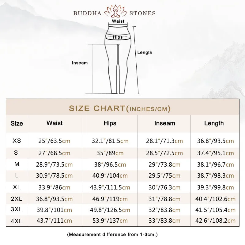Buddha Stones Mountains Shrouded In Mist Wild Goose Gym Leggings Women's Yoga Pants
