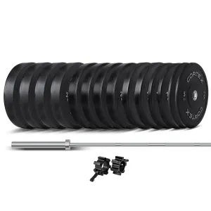 Cortex Pro Bumper Plate V2 with Zeus Competition Barbell Package