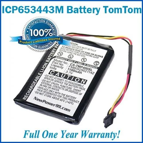 Extended Life Battery For TomTom - ICP653443M