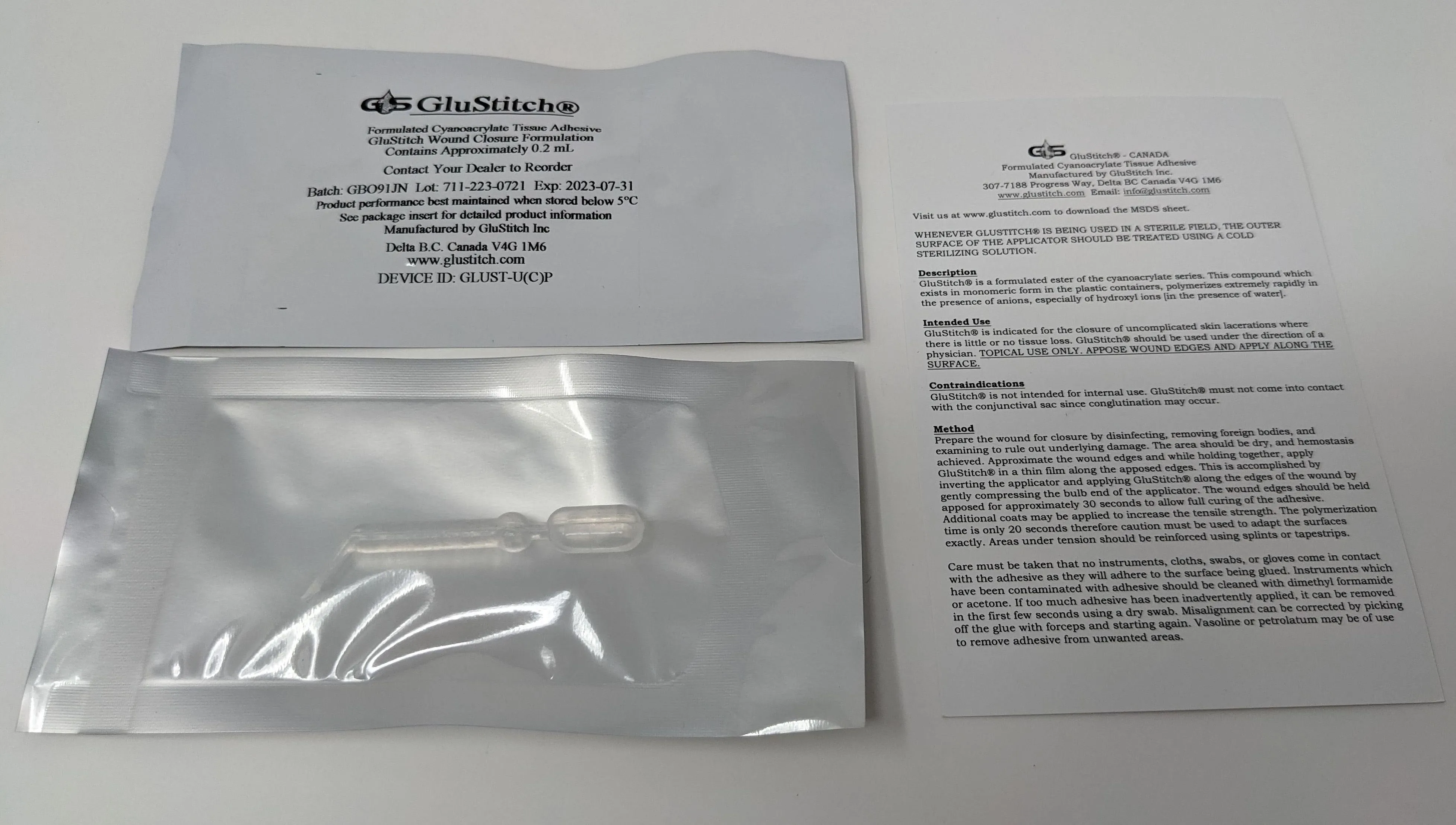 GluStitch Tissue Adhesive