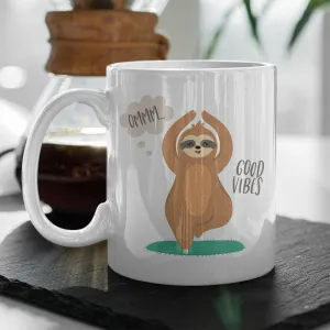 Good Vibes Sloth Mug
