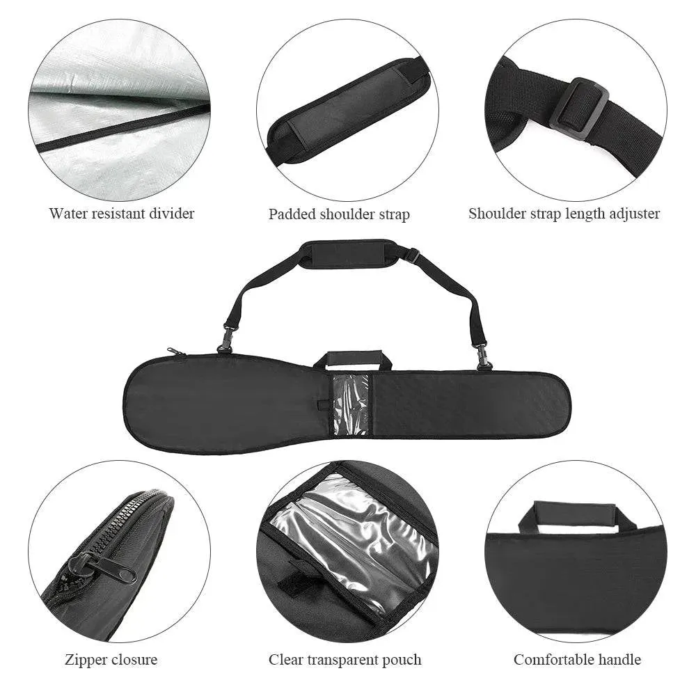 Kayak Paddle Bag Long Kayak Boat Canoe Paddle Storage Bag Holder Pouch Cover Rowing Boat Kayak Accessories Surfing Boat Canoe