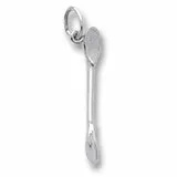 Kayak Paddle Charm In Sterling Silver