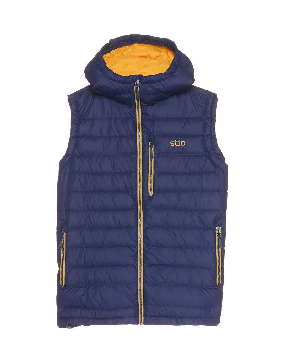 Men's Hometown Down Hooded Vest - LG