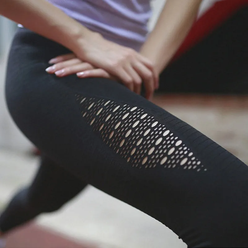 SALSPOR Women Yoga Pants Sports Running Sportswear Stretchy Fitness Leggings