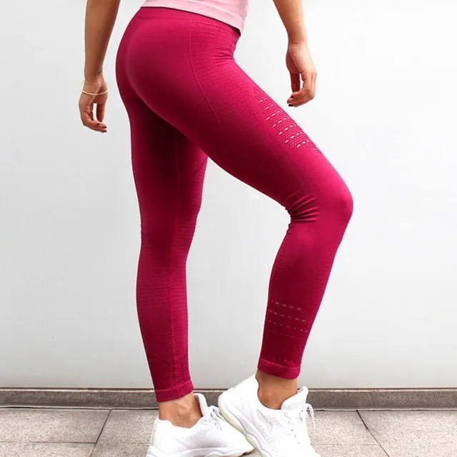 SALSPOR Women Yoga Pants Sports Running Sportswear Stretchy Fitness Leggings
