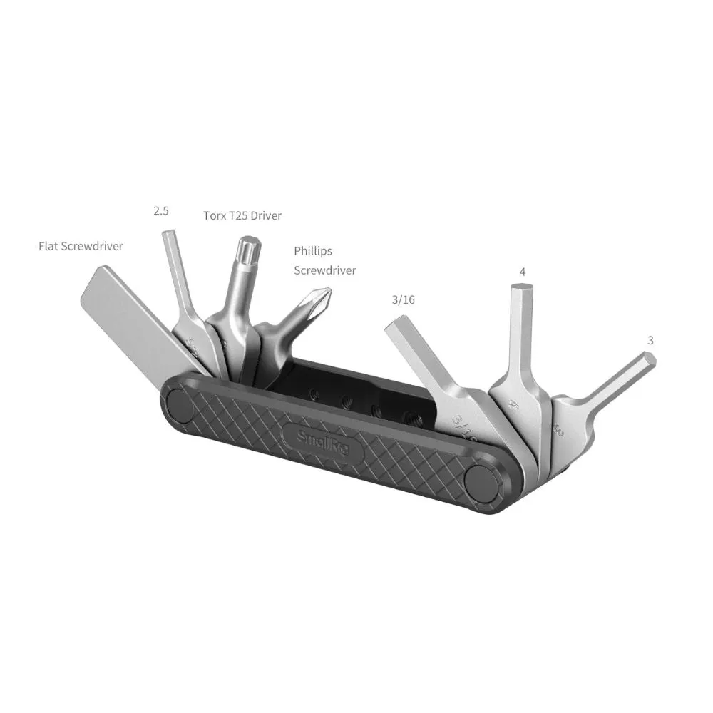 SmallRig 7-Blade Multi-Tool with Screw Storage - Available in Silver, Black ( AAK2213D, 4681 )