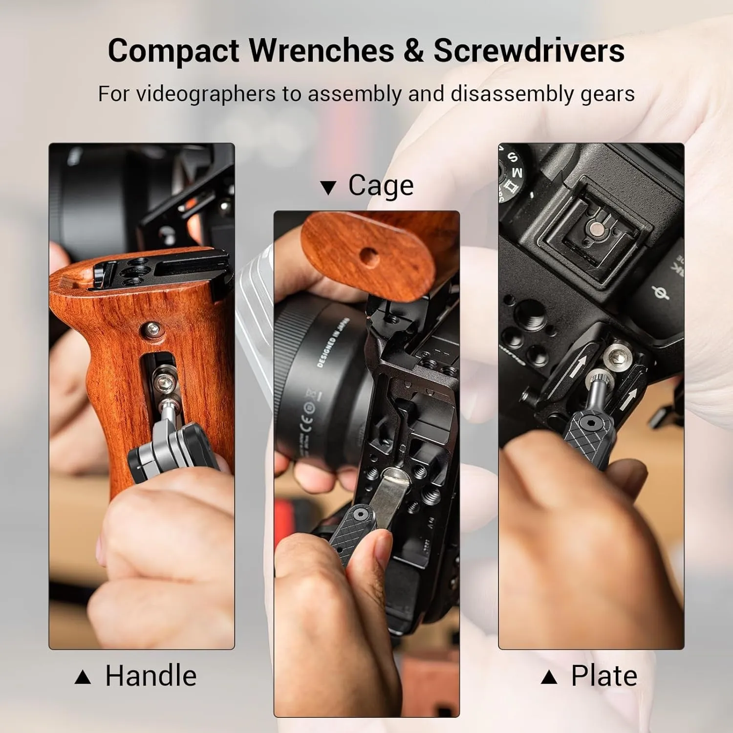 SmallRig 7-Blade Multi-Tool with Screw Storage - Available in Silver, Black ( AAK2213D, 4681 )