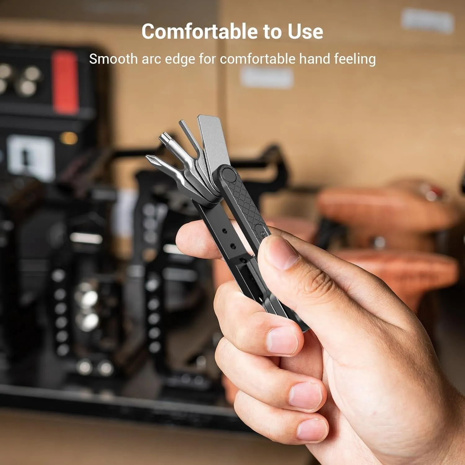 SmallRig 7-Blade Multi-Tool with Screw Storage - Available in Silver, Black ( AAK2213D, 4681 )