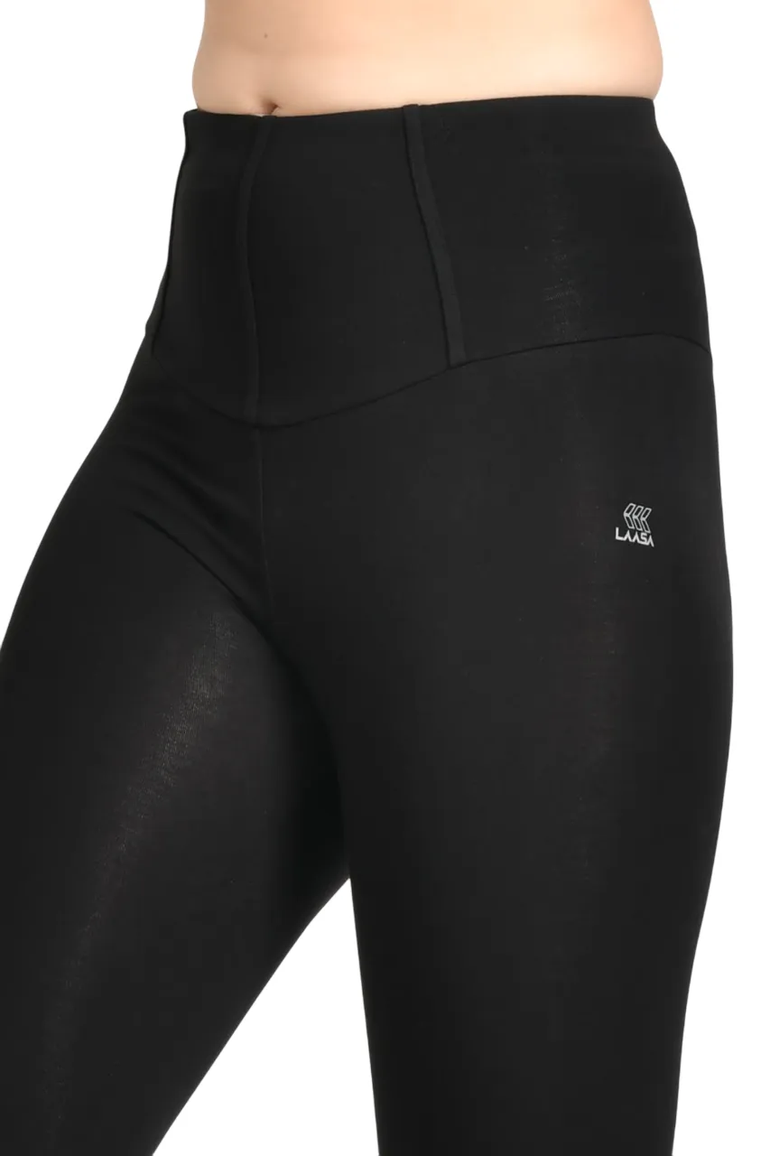 STYLISH WOMEN'S COTTON WORKOUT PANTS WITH SCREEN PRINT – IDEAL FOR GYM AND YOGA