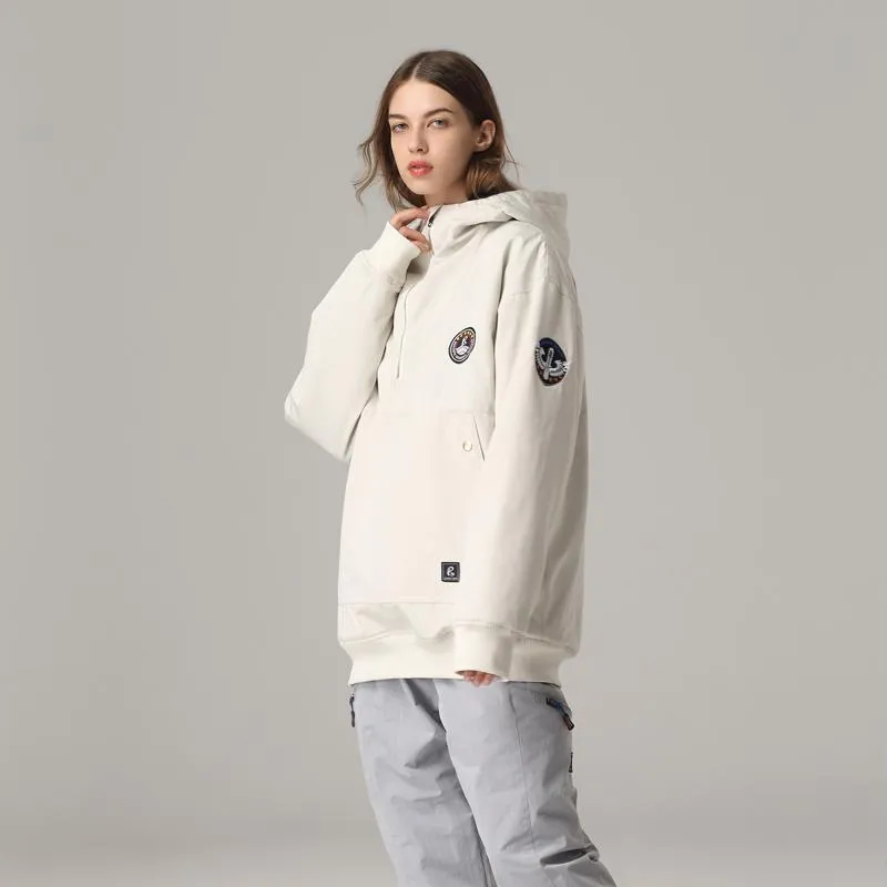 Women's Searipe Snow Addict Slope Queen Anorak Fleece Snow Hoodies
