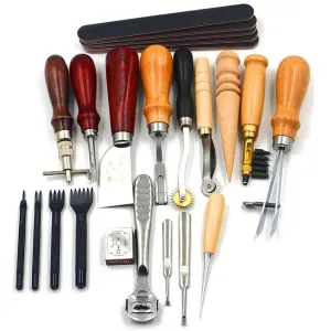Yang Yao Leather Carft Punch Tools Kit 18pcs